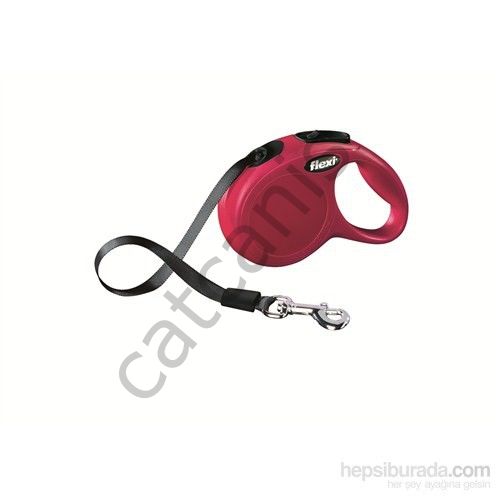 Flexi New Classic 3M Şerit Xs Kırmızı Otomatik Tasma
