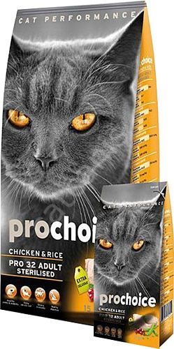 Pro Choice Pro 32 Sterilised Tavuklu Kısırlaştırılmış Kedi Maması 15 Kg
