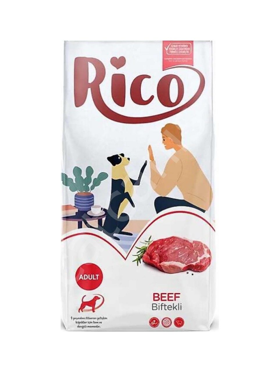 Rico Biftekli 15 kg Yetişkin Köpek Maması