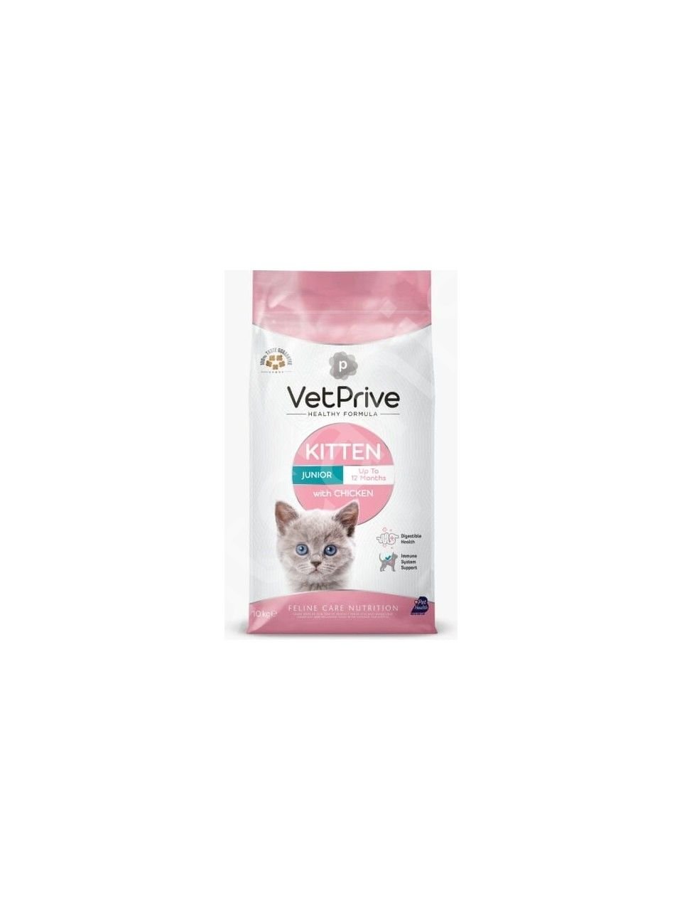 Vet Prive Tavuklu 10 kg Yavru Kedi Maması