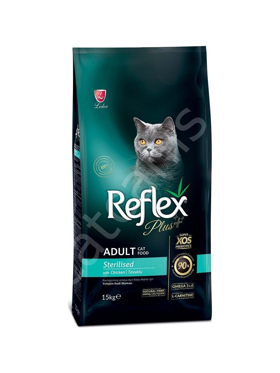Reflex Plus Sterilised Tavuk Etli 15 kg Yetişkin Kedi Maması
