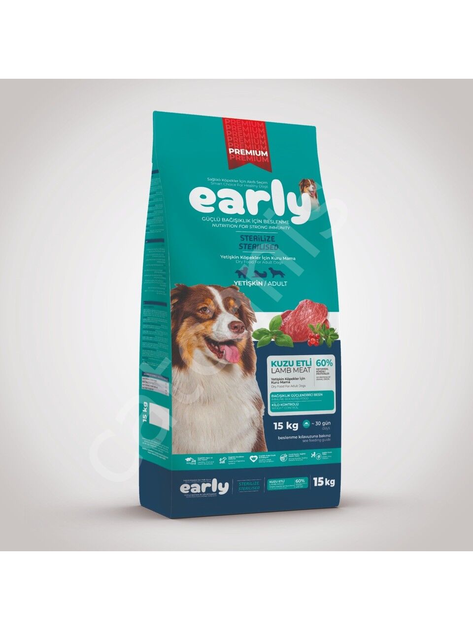 Early Kuzu Etli Yetişkin Köpek Maması 15 kg