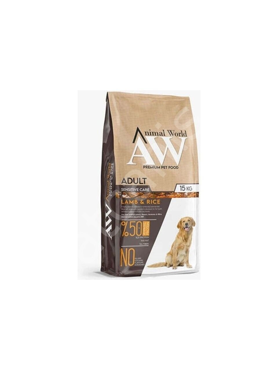 Animal World Kuzu Etli ve Pirinçli 15 kg Köpek Maması