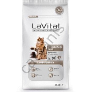 La Vital Kuzu Etli Kısırlaştırılmış Kedi Maması 1.5 kg