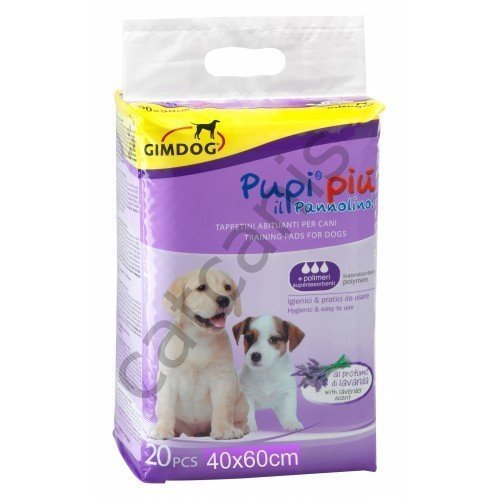 Gimdog bakım Çiş Pedi Lavantalı 40X60 cm 20'li fd