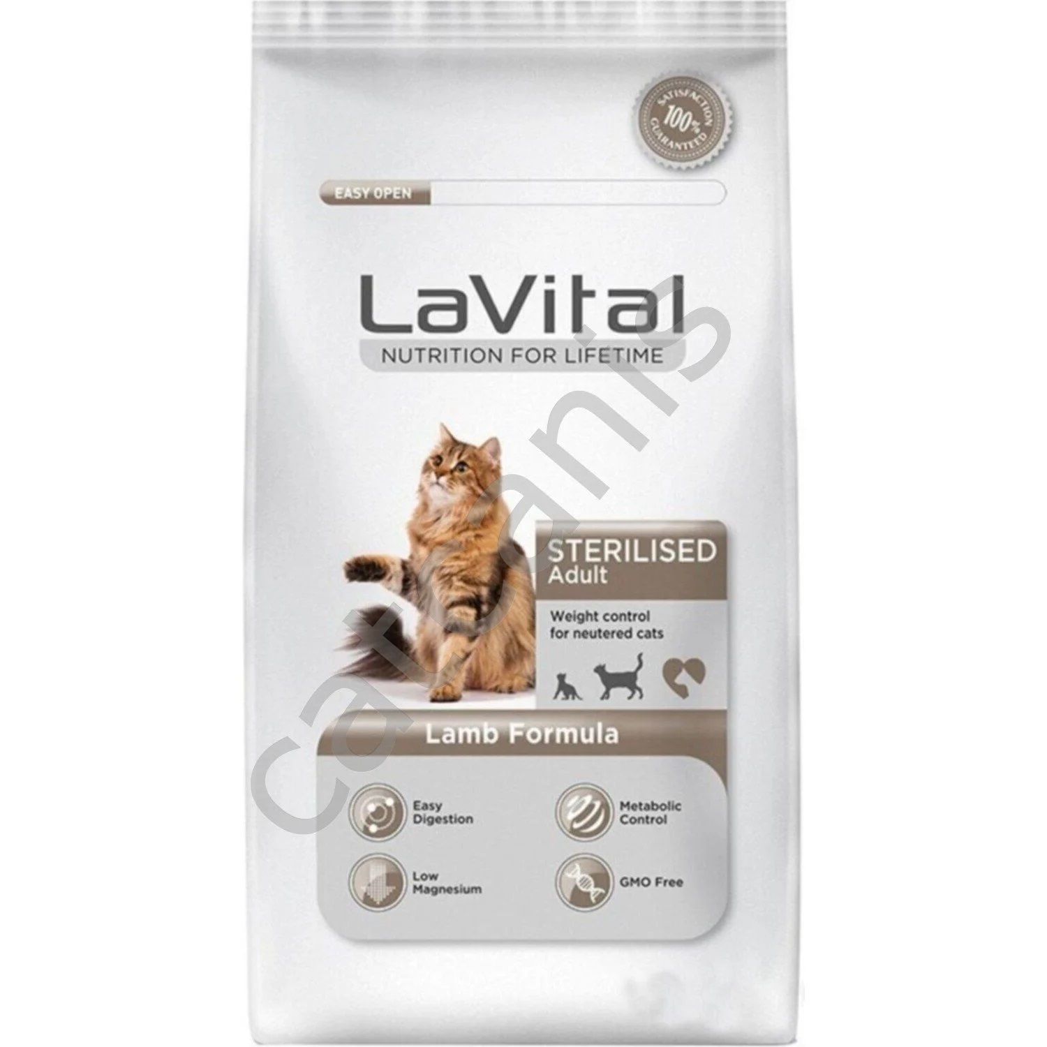 La Vital Cat Adult Sterilised Lamb Kuzu Etli Kısırlaştırılmış Yetişkin Kedi Maması 12 Kg