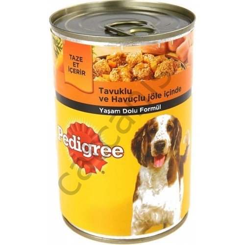 Pedigree Tavuklu ve Havuçlu Konserve Köpek Maması 400 Gr x 24 Adet