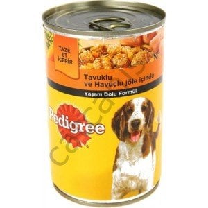 Pedigree Tavuklu ve Havuçlu Konserve Köpek Maması 400 Gr x 24 Adet