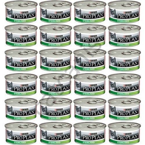 Pro Plan Sterilised Ton Ve Somonlu Kısırlaştırılmış Kedi Konservesi 85Gr (24 Adet)