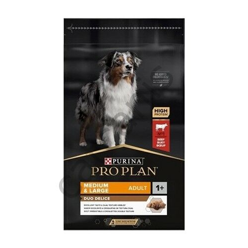 PRO PLAN® Duo Delice Medium&Large Sığır Etli Köpek Maması 10 Kg
