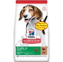 Hill's Science Plan Medium Puppy Kuzu Etli Pirinçli 14 kg Yavru Köpek Maması