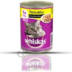 Whiskas Tavuklu 400 gr 24'lü Paket Yetişkin Kedi Konservesi