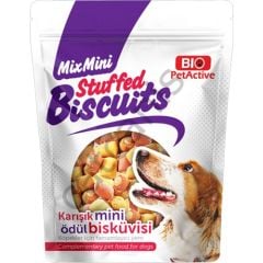 Bio Pet Active Stuffed Karışık Ödül Bisküvisi 200 gr