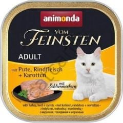 Animonda Vom Feinsten Hindi Sığır Havuçlu Kedi Konservesi 100 gr