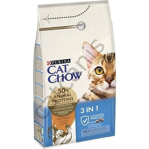 Cat Chow Purina Cat Chow Feline 3 In 1 Hindi Etli Yetişkin Kedi Maması 1.5 kg