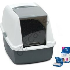 Catit Magıc Blue Litter Box Regular 53x44x36 cm