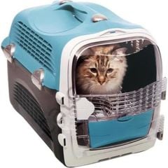 Catit Cabrio Carrier Turkuaz Kedi Köpek Taşıma Çantası ( 51X33X35 )