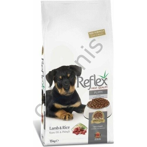 Reflex Puppy Kuzu Etli Pirinçli 15 kg Yavru Köpek Maması