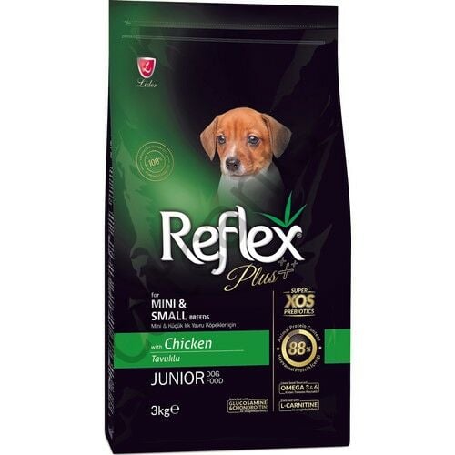 Reflex Plus Küçük&Mini Irk Tavuklu Yavru Köpek Maması 3 Kg