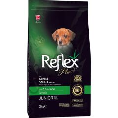 Reflex Plus Küçük&Mini Irk Tavuklu Yavru Köpek Maması 3 Kg