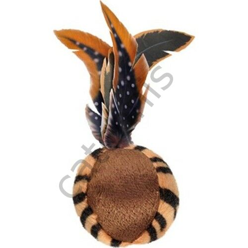 Flamingo Jungle Tüylü Top Kedi Oyuncağı 7,8cm