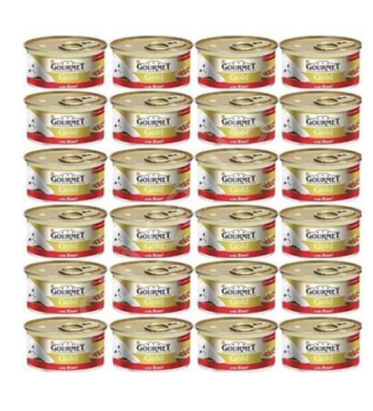 Gourmet Gold Kıyılmış Sığır Etli 85 gr 24'lü Paket Yetişkin Kedi Konservesi