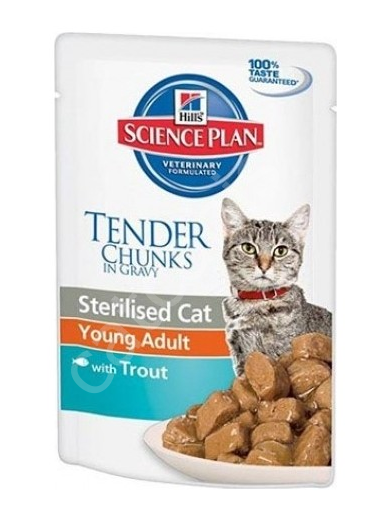 Hill's Hill's Chunks & Gravy Okyanus Balıklı 85 gr 12'li Yetişkin Kedi Yaş Maması