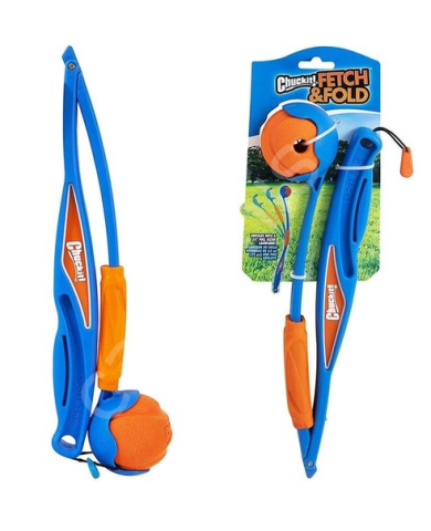 Chuckit Katlanabilir Top Fırlatıcı Köpek Oyuncağı 64 cm ve Whistler Top Chuckit