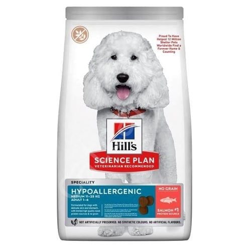 Hill's Hypoallergenic Somonlu 12 kg Orta Irk Yetişkin Köpek Maması