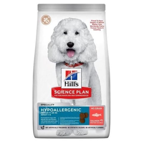 Hill's Hypoallergenic Somonlu 12 kg Orta Irk Yetişkin Köpek Maması