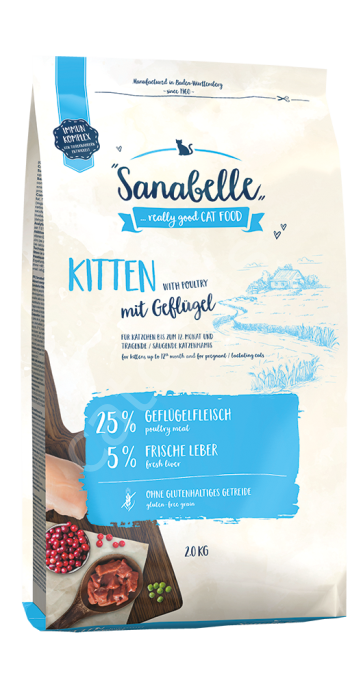 Sanabelle Kitten Tahılsız Yavru Kedi Maması 10 Kg