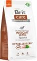 Brit Care Hypoallergenic Weight Loss Tavşanlı 12 kg Yetişkin Köpek Maması