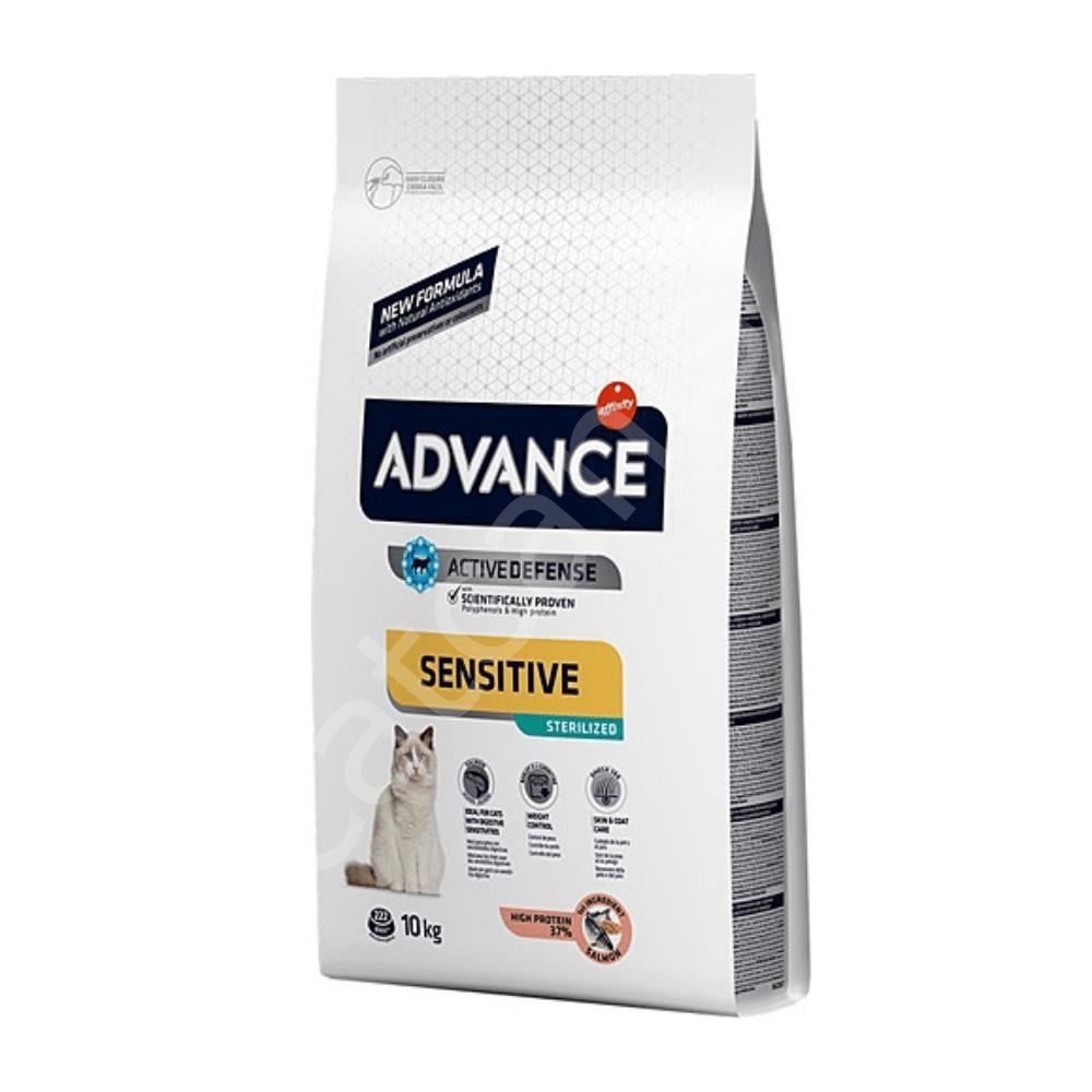 Advance Sensitive Sterilised Somonlu 10 kg Kısırlaştırılmış Yetişkin Kedi Maması