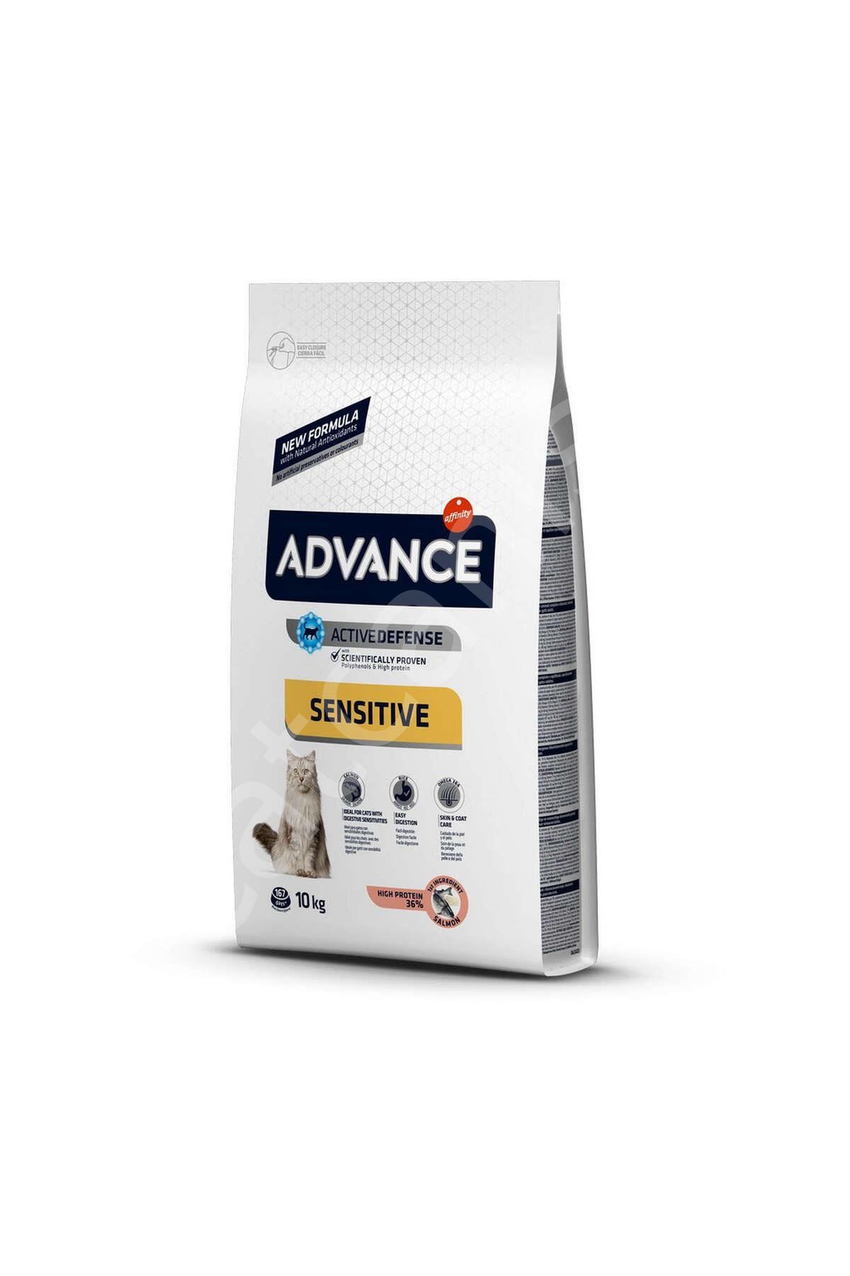 Advance Sensitive Somonlu 10 kg Yetişkin Kedi Maması