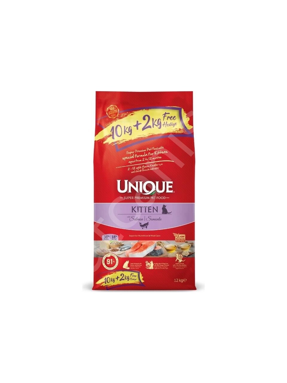 Unique Somonlu 12 kg Yavru Kedi Maması
