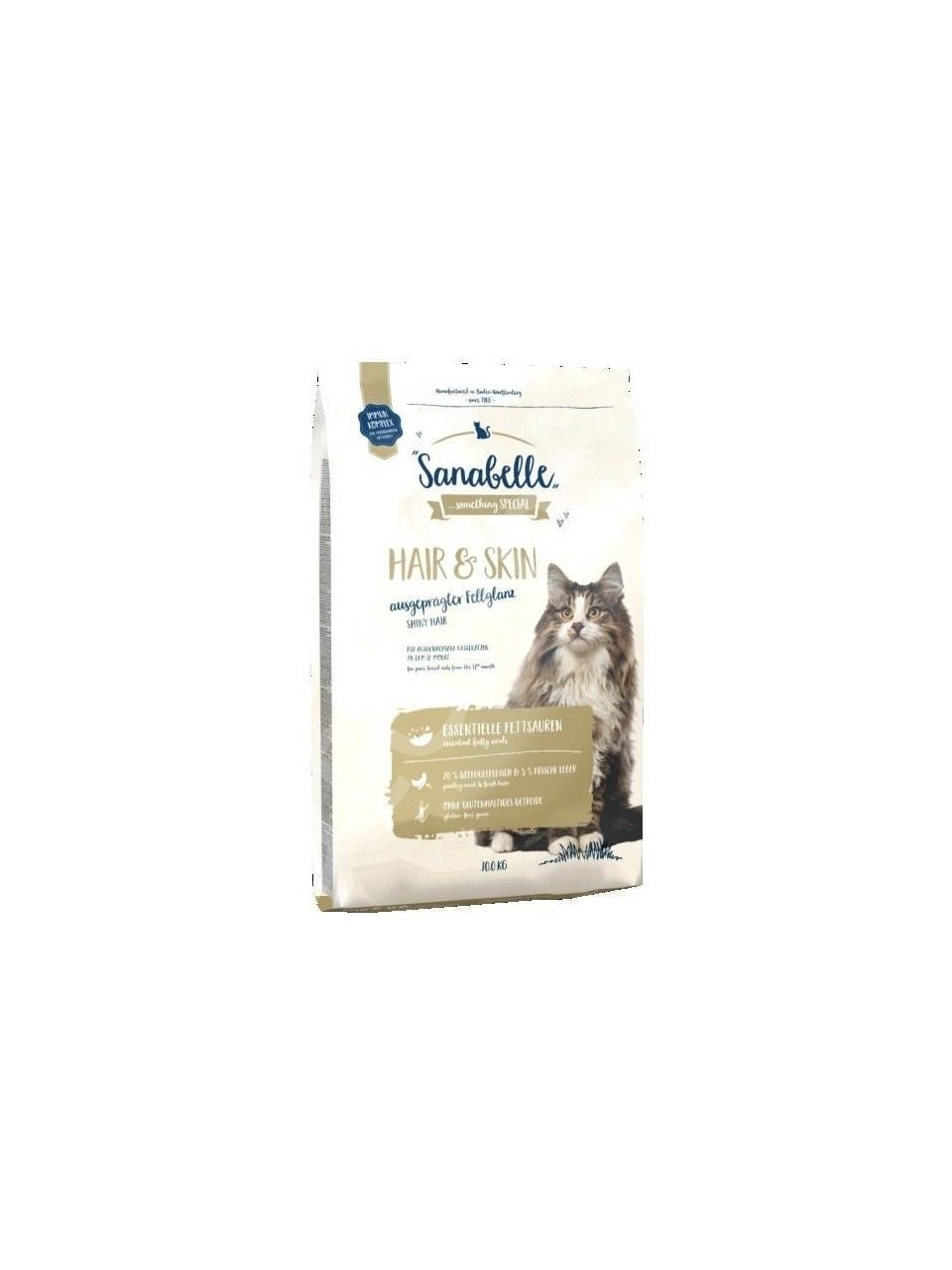 Sanabelle Hair & Skin Deri Tüy Sağlığı 10 kg Yetişkin Kedi Maması