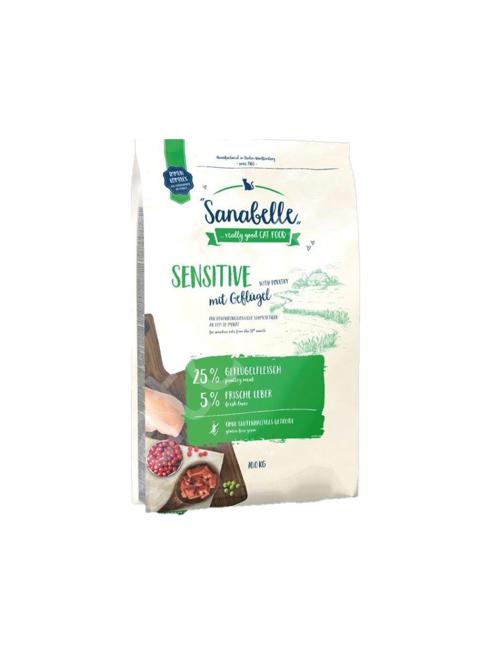 Sanabelle Sensitive Kümes Hayvanlı 10 kg Yetişkin Kedi Maması