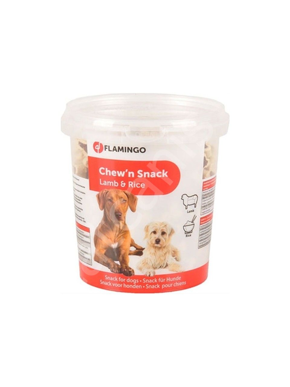 Flamingo Chew'n Snack Bones Lamb & Rice 500 gr Kuzu Etli ve Pirinçli Köpek Ödül Maması