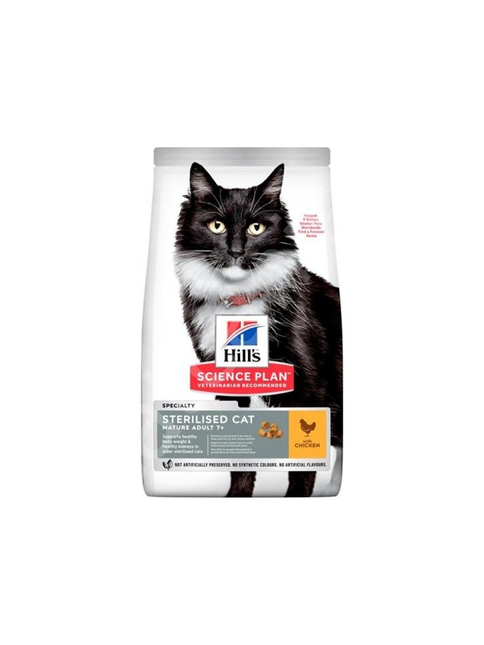 Hill's Sterilised Tavuklu Kısırlaştırılmış Yaşlı Kedi Maması 1,5Kg