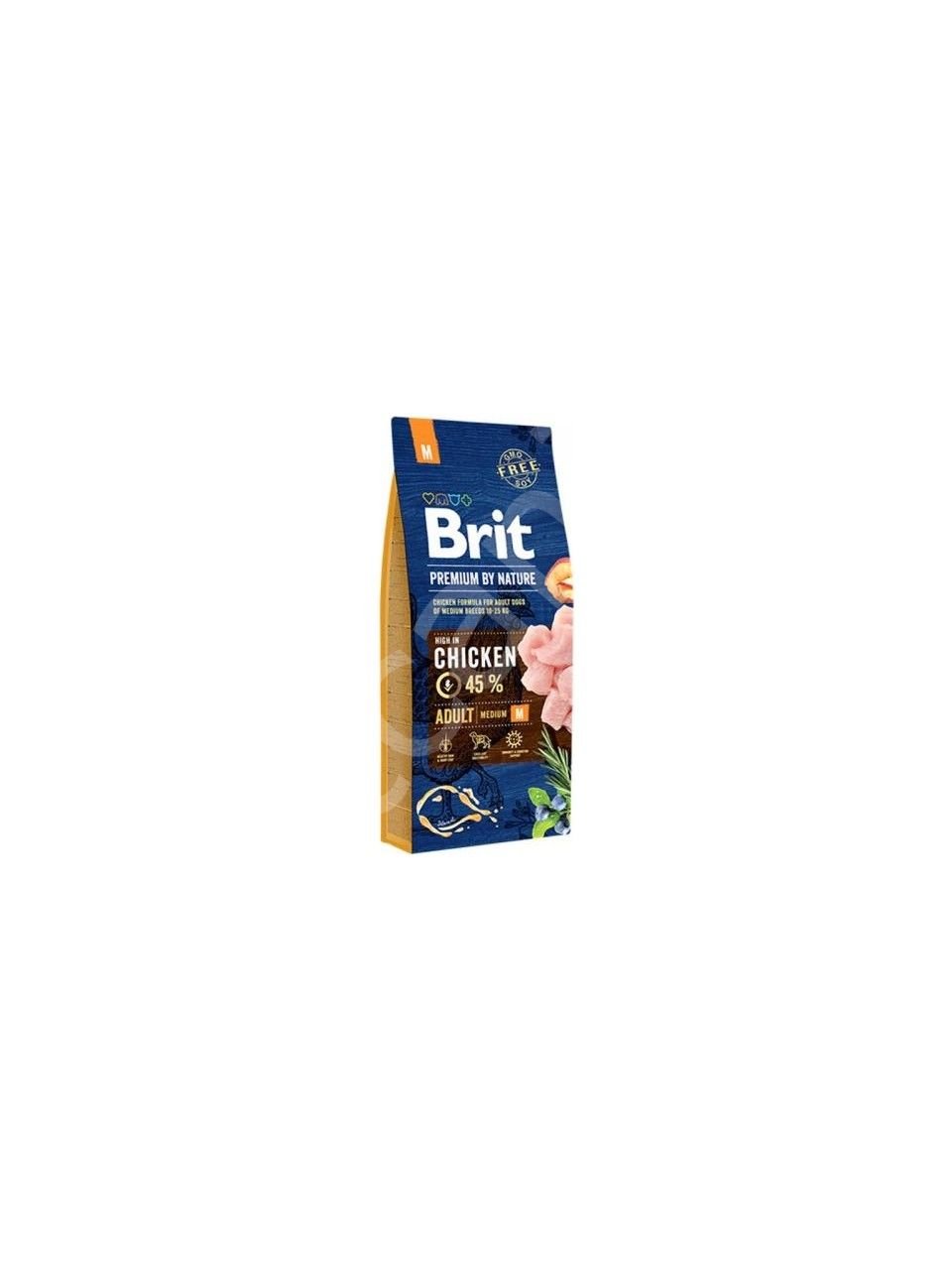 Brit Premium Tavuklu Orta Irk 15 kg Yetişkin Kuru Köpek Maması