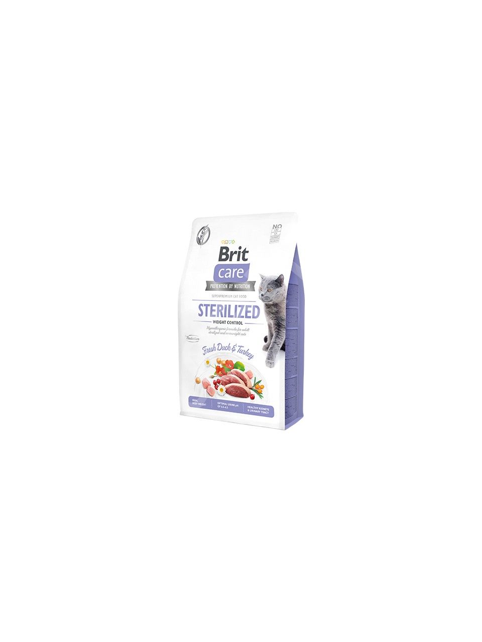 Brit Care Sterilised Weight Control Ördekli 2 kg Kısırlaştırılmış Yetişkin Kedi Maması