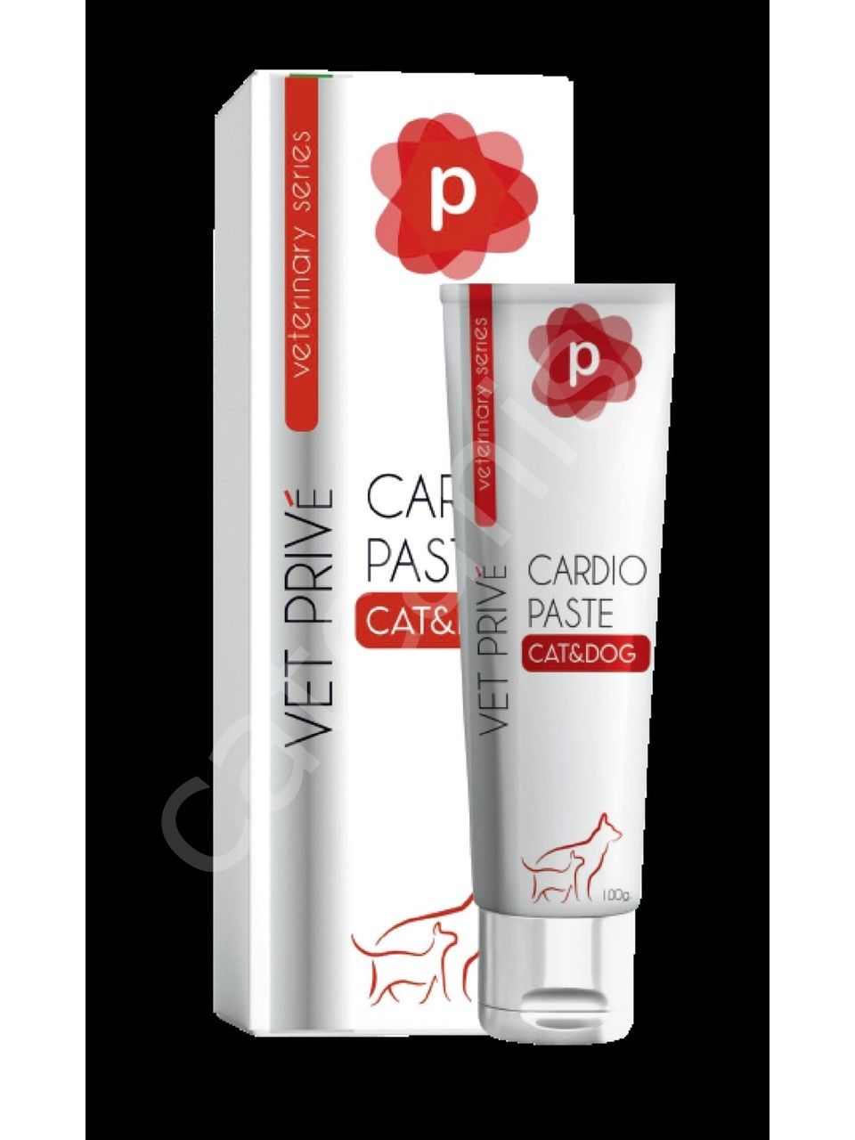 Vet Prive Cardio Paste Kedi ve Köpekler Için Kalp Desteği Pasta 100G