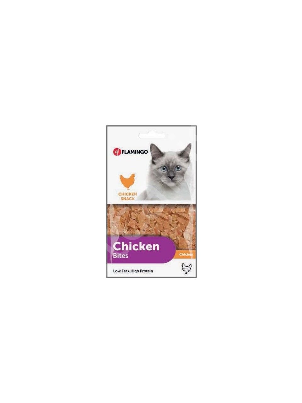 Flamingo Tavuklu Yumuşak Küp Kedi Ödülü 85gr